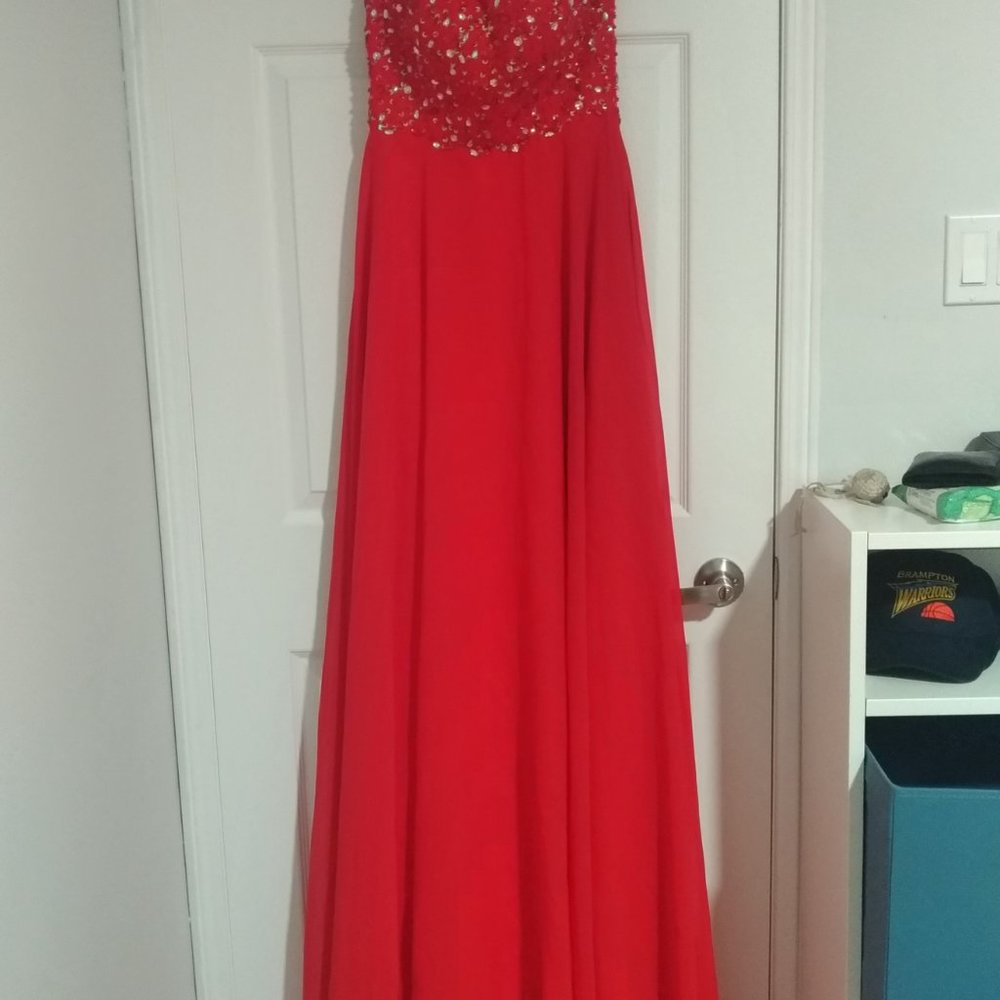 Strapless Prom Dress - Picture 3 of 7